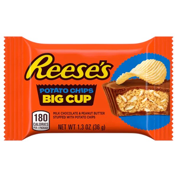 Reese's Big Cup Stuffed with Potato Chips 36g - Jessica's Sweets