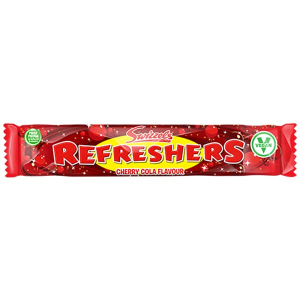 Refresher Cherry Cola Chew Bar 18g - Jessica's Sweets