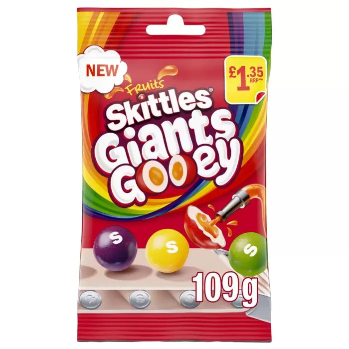 Skittles Giants Gooey Pouch Bag 109g - Jessica's Sweets
