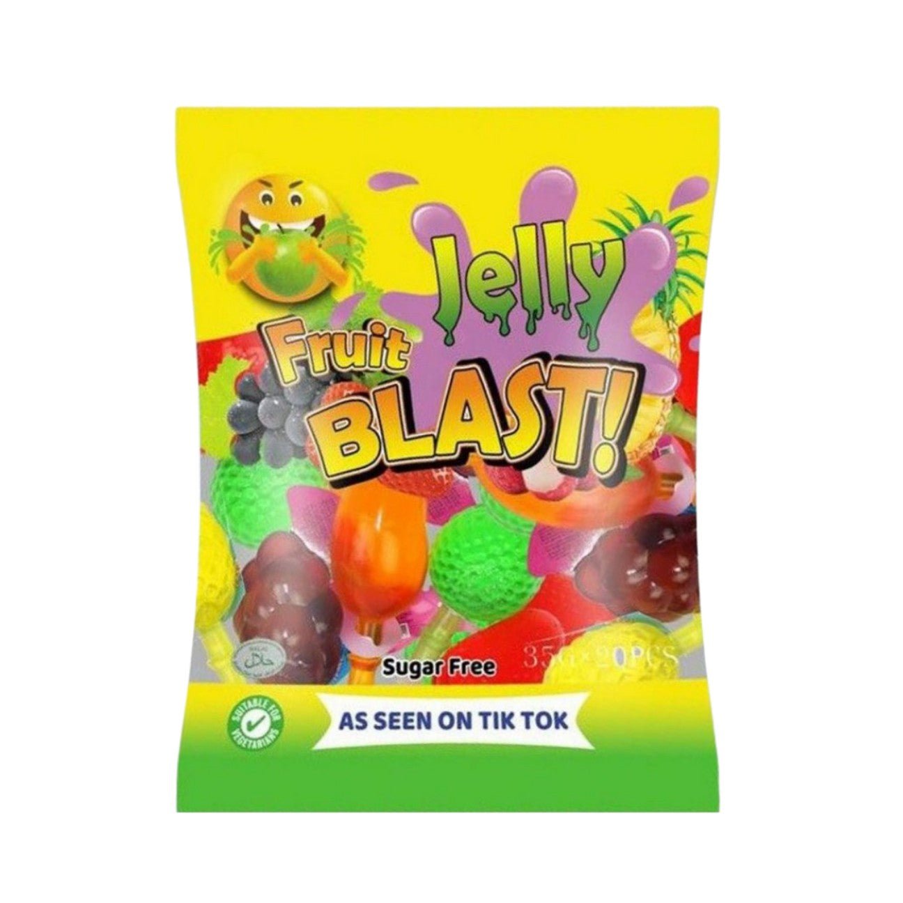 Jelly Fruit Blasts Sugar Free 20 Pack - Jessica's Sweets