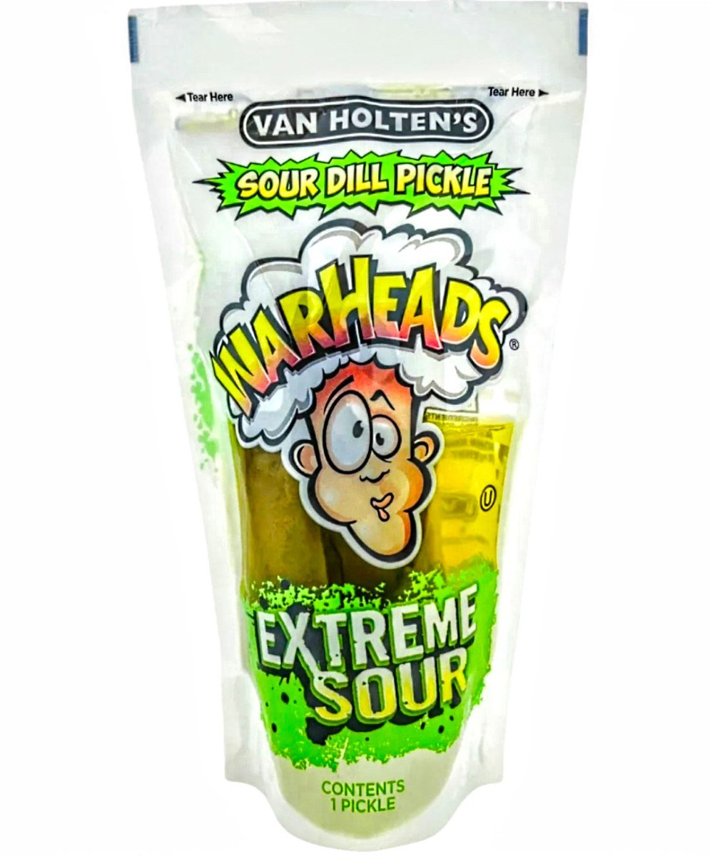 Van Holten Warheads Sour Dill Pickle - Jessica's Sweets