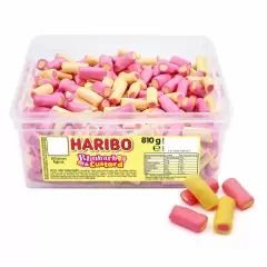 Haribo Rhubarb & Custard Tub 810g - Jessica's Sweets