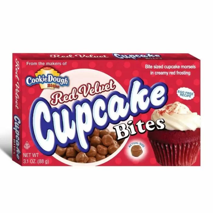 Cookie Dough Bites Red Velvet Cupcake Bites 88g - Jessica's Sweets