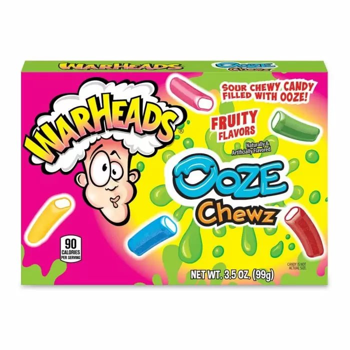 Warheads Ooze Chewz Theatre Box 99g - Jessica's Sweets