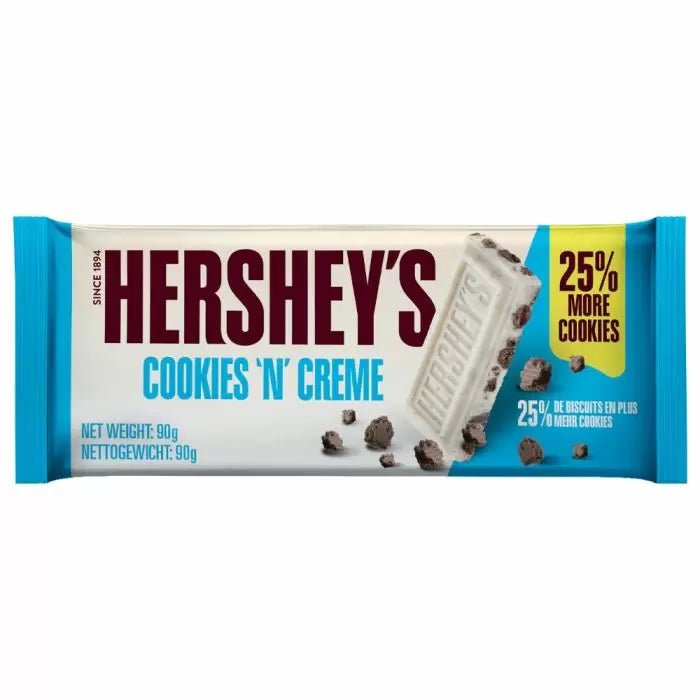 Hershey's Cookies 'N' Creme Block 90g - Jessica's Sweets