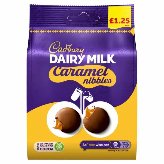 Cadburys Chocolate Caramel Nibbles - Jessica's Sweets