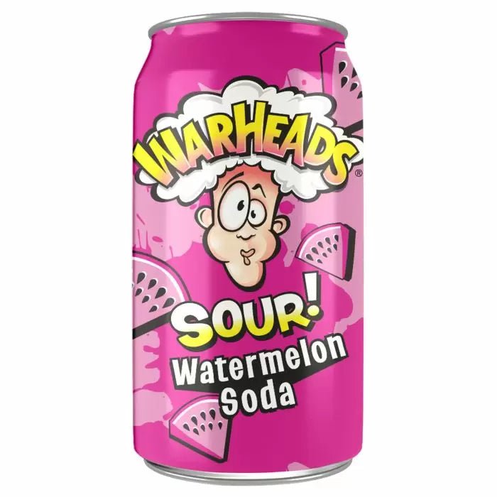 Warheads Sour Watermelon Cans 355ml - Jessica's Sweets