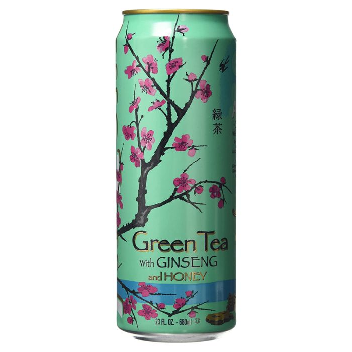 Arizona Green Tea With Ginseng & Honey 680ml - Jessica's Sweets