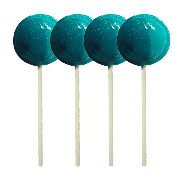 Dobson Blue Raspberry Mega Lollies x4 - Jessica's Sweets