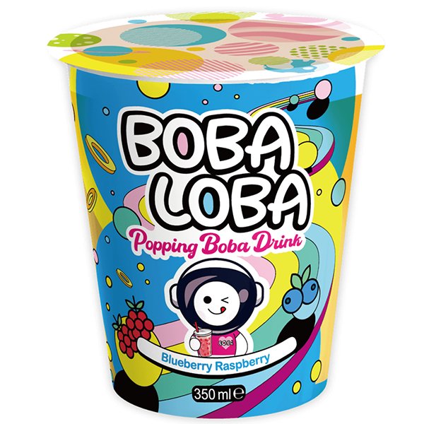 BOBA LOBA Blueberry & Raspberry 350ML - Jessica's Sweets