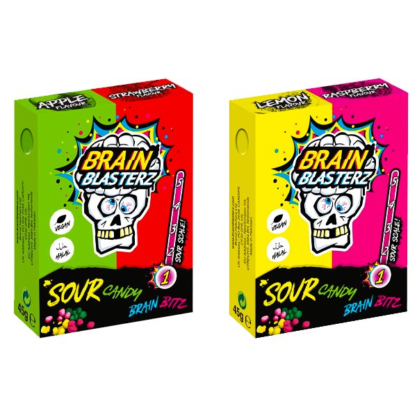 Brain Blasterz Brain Bits 45g - Jessica's Sweets