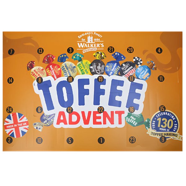 Walkers Toffee Advent Calendar 500g - Jessica's Sweets