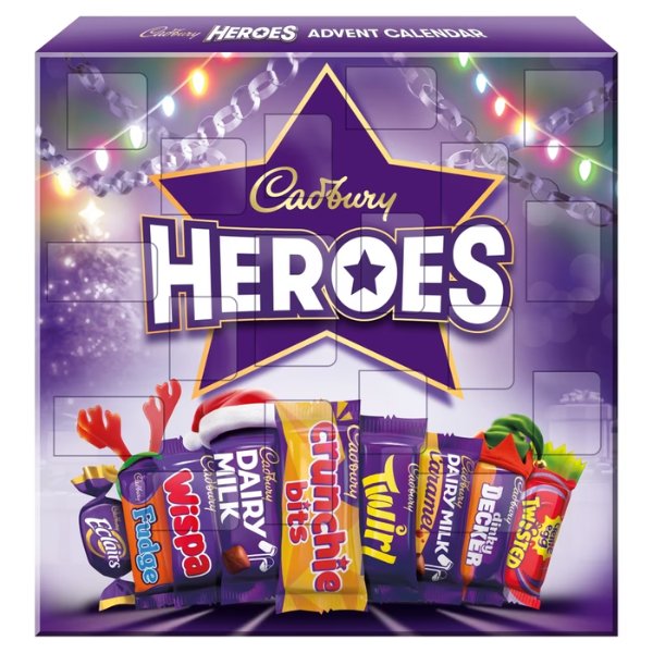 Cadbury Heroes Chocolate Advent Calendar 230g - Jessica's Sweets