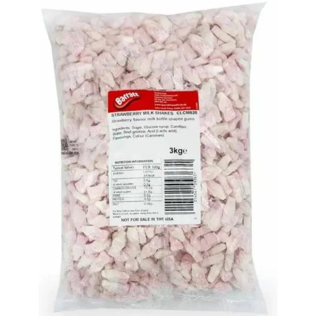 Barratt Milkshake Bottles 3kg - Jessica's Sweets