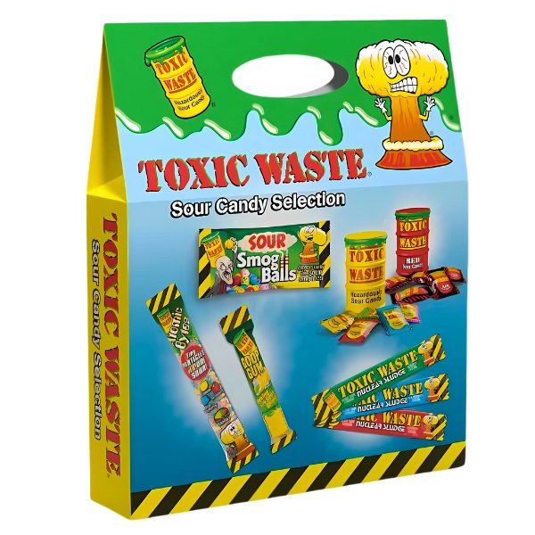 Toxic Waste Selection Pack Carry Handle 295.5g - Jessica's Sweets