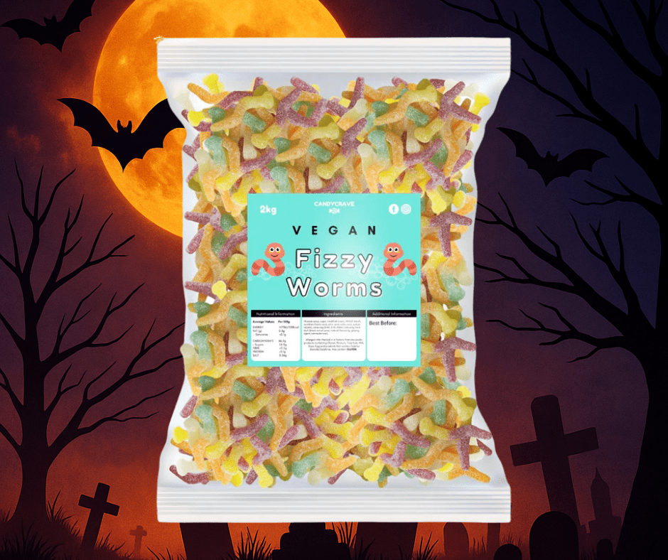Candy Crave Fizzy Worms 2kg (VEGAN)