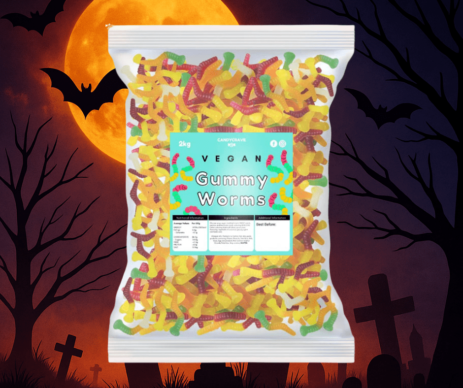 Candy Crave Gummy Worms 2kg (VEGAN)
