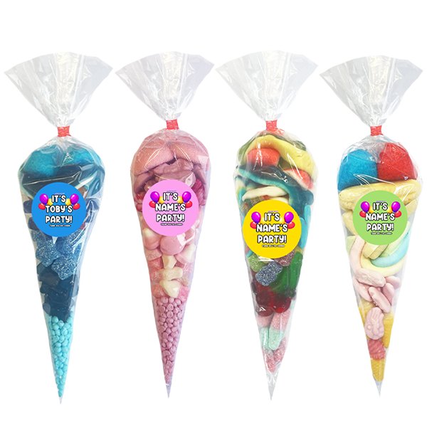 Party Sweet Cones 100g - Jessica's Sweets