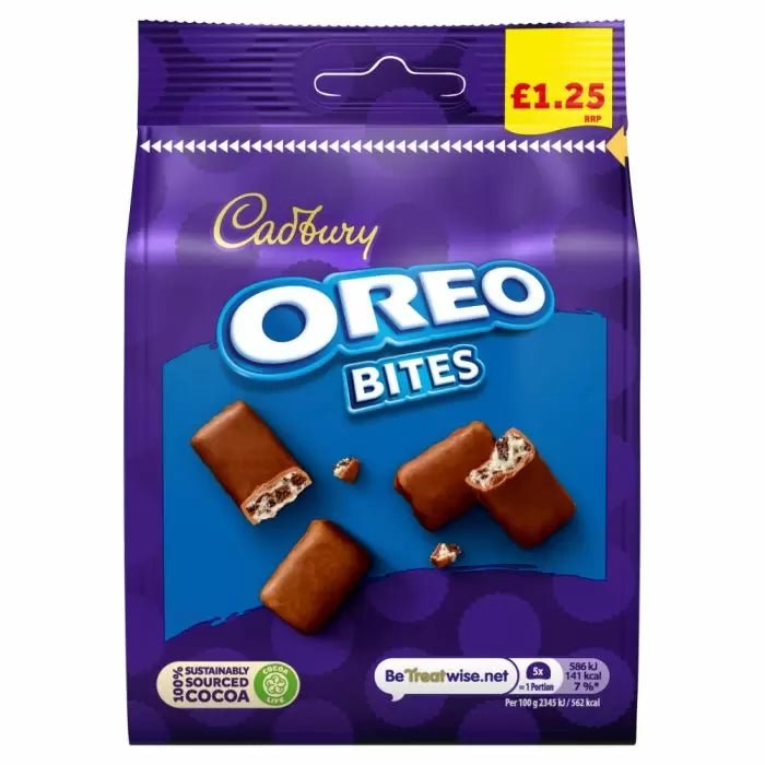 Cadburys Chocolate Oreo Bites Bag - Jessica's Sweets