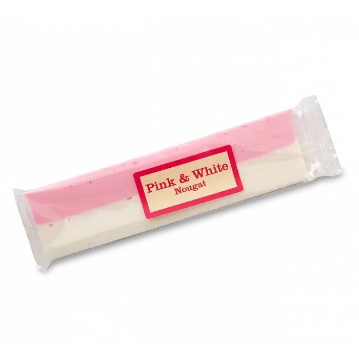 Candy Co Pink & White Nougat Bar 150G