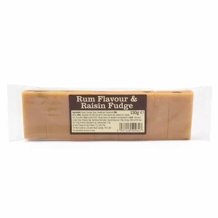 Candy Co Rum & Raisin Fudge Bar 130G - Jessica's Sweets