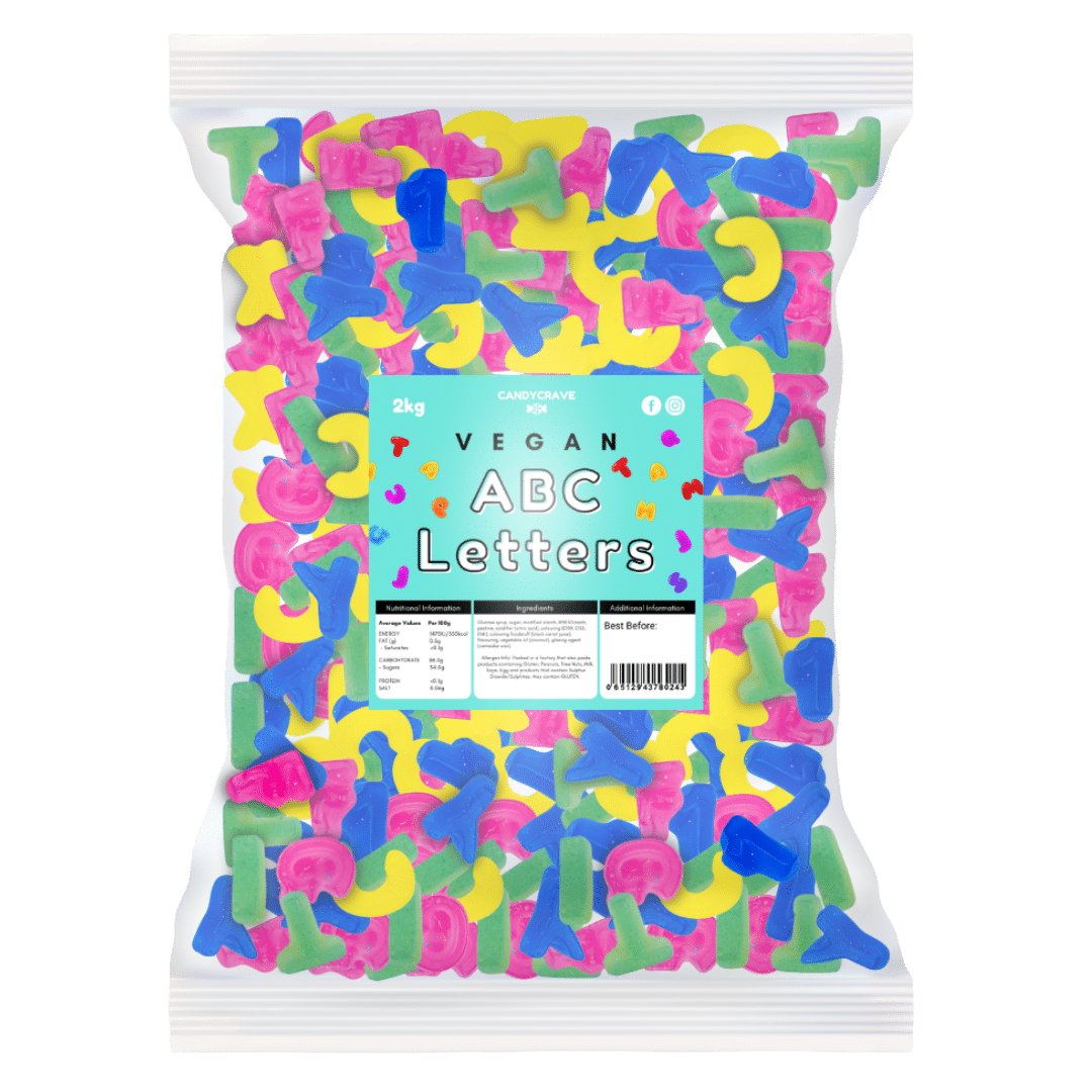 Candy Crave ABC Letters 2kg - Jessica's Sweets