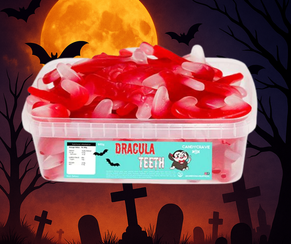 Candy Crave Dracula Teeth Tub 600g