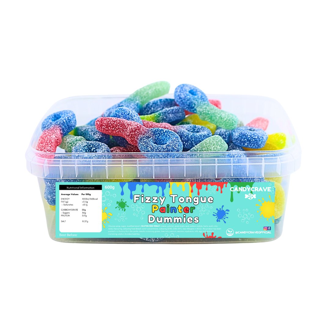 Candy Crave Fizzy Tongue Painter Dummies 600g - Jessica's Sweets