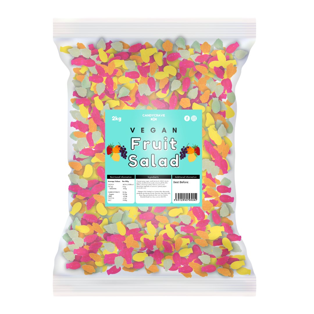 Candy Crave Fruit Salad 2kg (VEGAN) - Jessica's Sweets