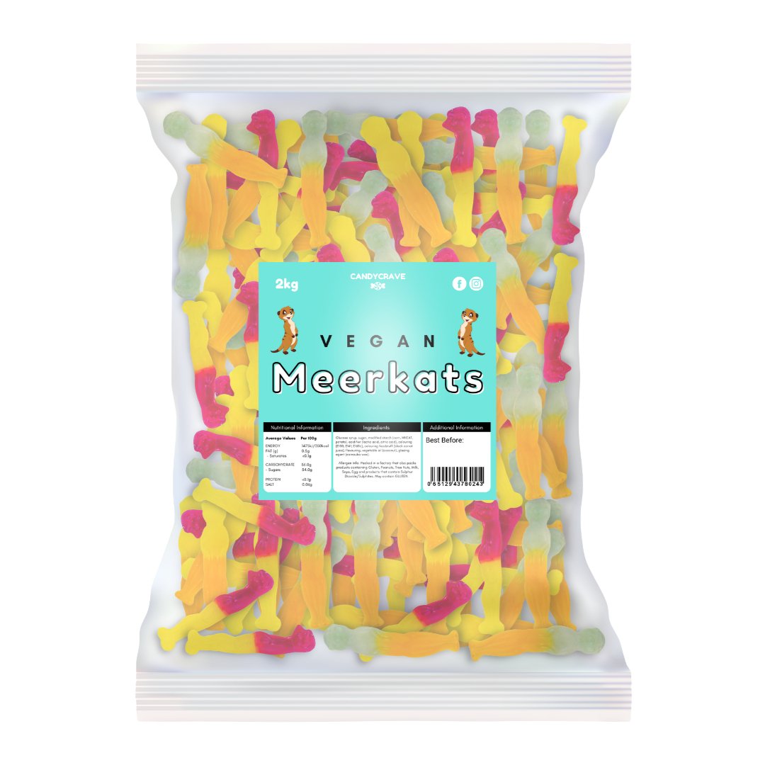 Candy Crave Meerkats 2kg (VEGAN) - Jessica's Sweets