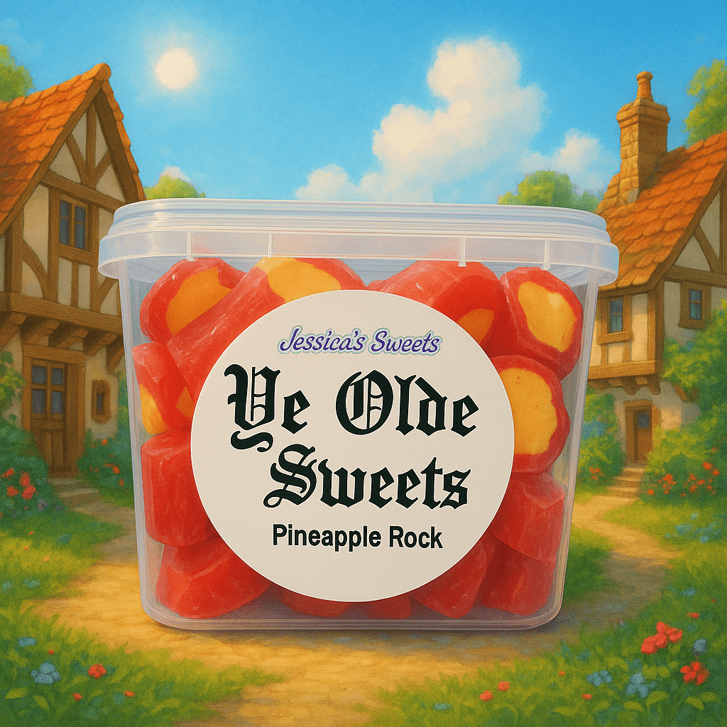 Jessica's Sweets Ye Olde Sweets Pineapple Rock 200g