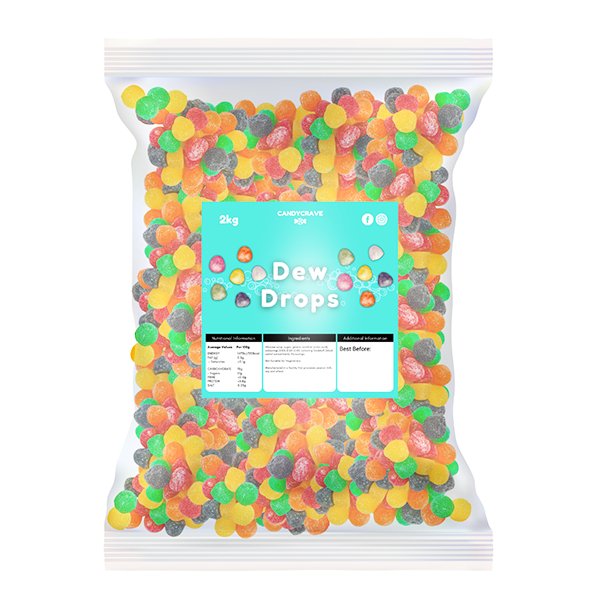Candy Crave Dew Drops 2KG - Jessica's Sweets
