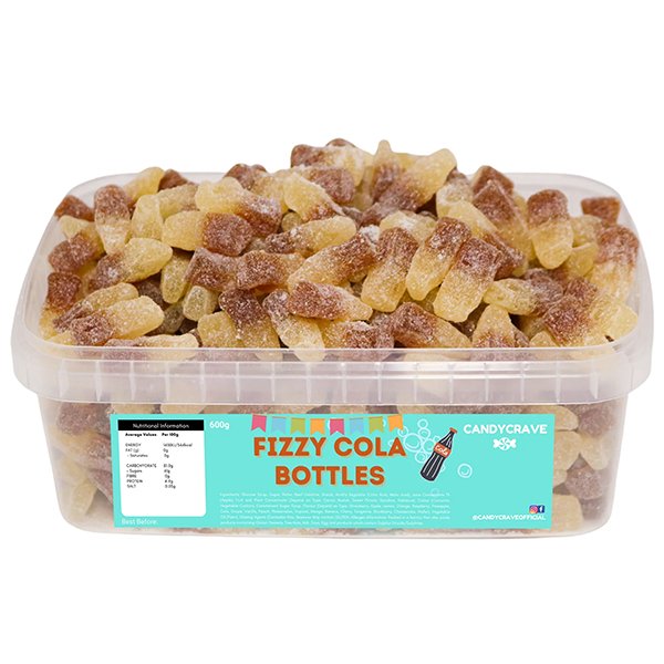 Candy Crave Fizzy Cola Bottles 600g - Jessica's Sweets