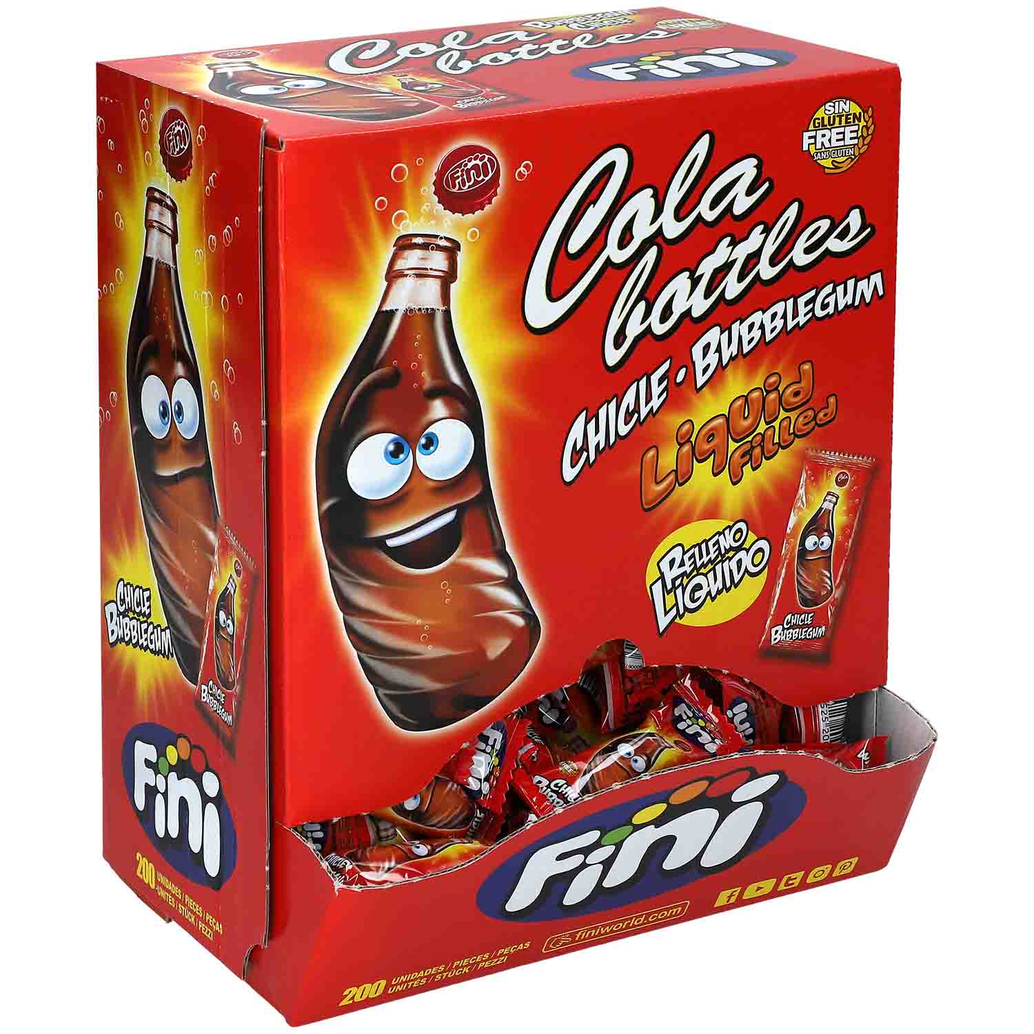 Fini Cola Bottles Gum 200 Count