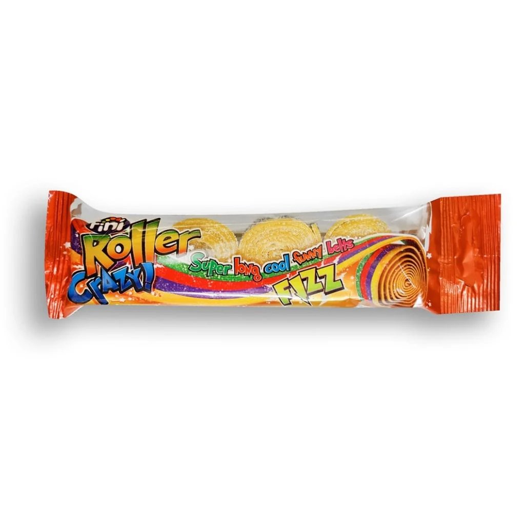 Fini Rainbow Roller Fizz 4 Pack 80g - Jessica's Sweets