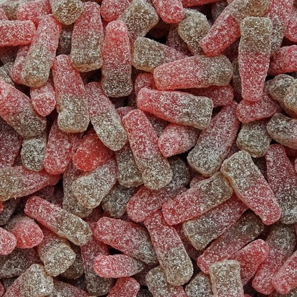 Fizzy Cherry Cola Bottles - Jessica's Sweets