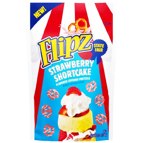 Flipz State Fair Strawberry Shortcake 184g - Jessica's Sweets