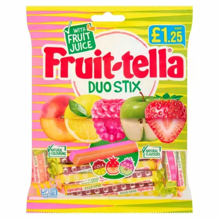 Fruitella Duo Stix 135G - Jessica's Sweets
