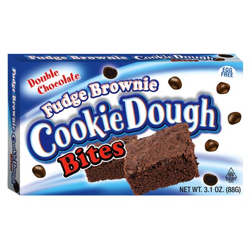 Fudge Brownie Cookie Dough Bites Theatre Box 88g - Jessica's Sweets