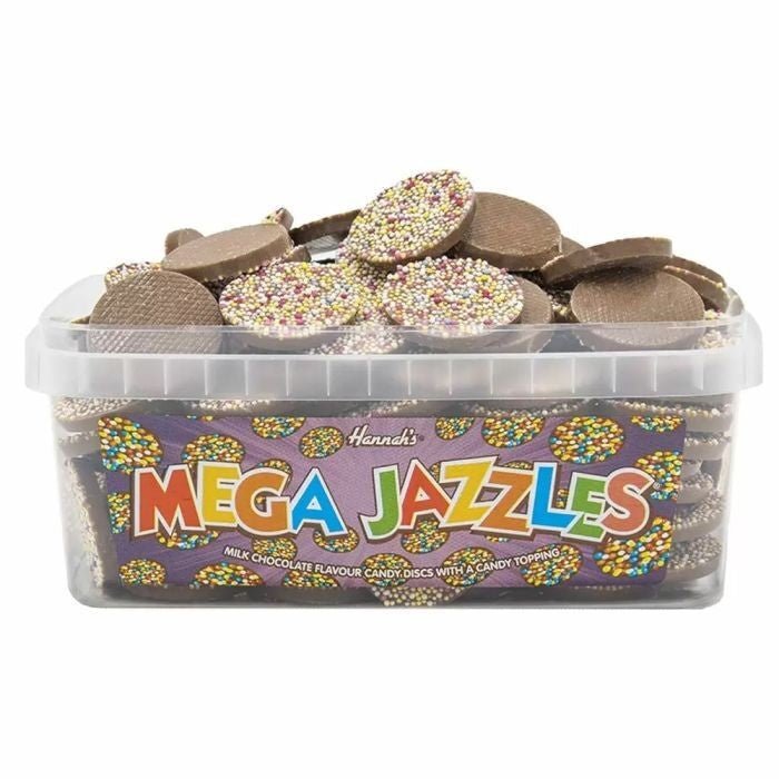 HANNAH'S MEGA JAZZLES MILK CHOCOLATE 120 COUNT - Jessica's Sweets