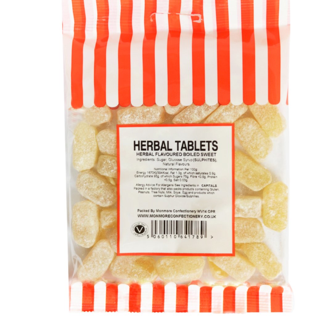 HERBAL TABLETS 140G - Jessica's Sweets