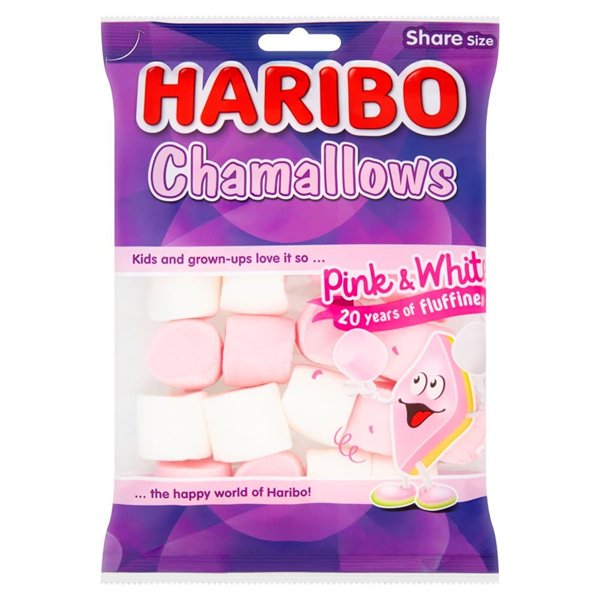 Haribo Charmallows Pink & White 140G - Jessica's Sweets