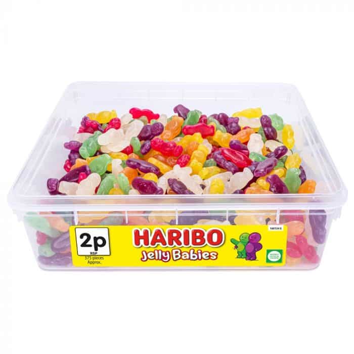 Haribo Jelly Babies Tub 510g
