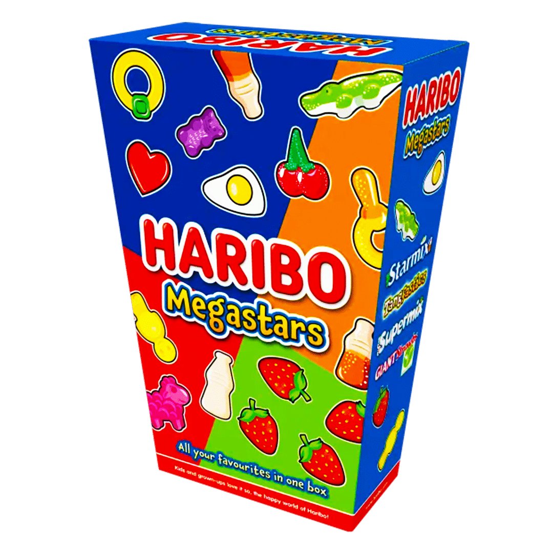 Haribo Megastars Gift Box 800g x 2 for £10 - Jessica's Sweets