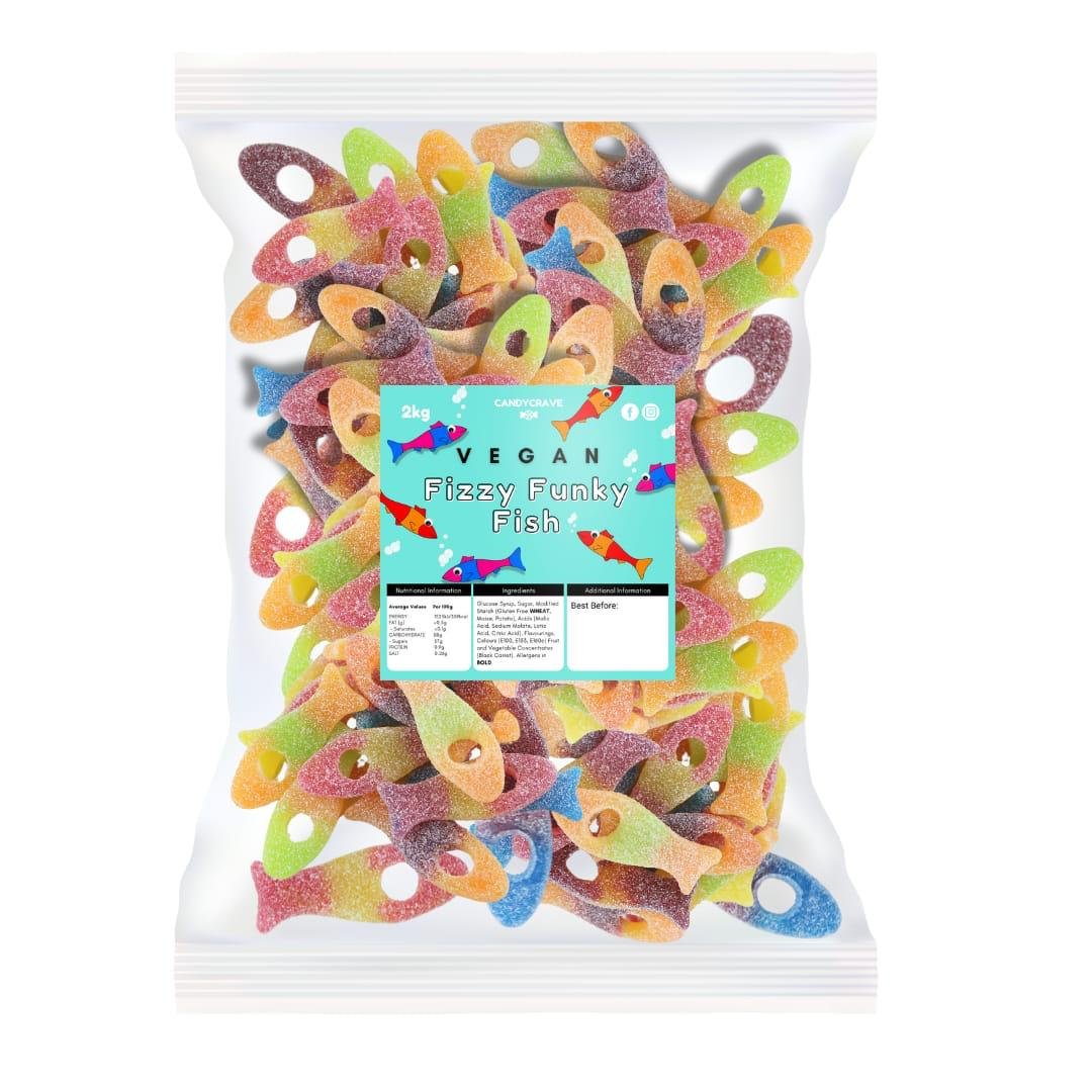 Candy Crave Fizzy Funky Fish 2kg - Jessica's Sweets