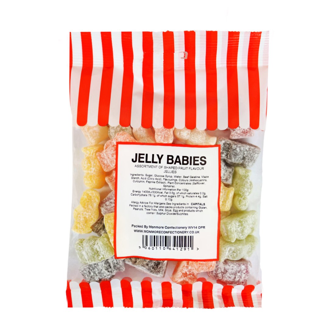 JELLY BABIES 140G - Jessica's Sweets