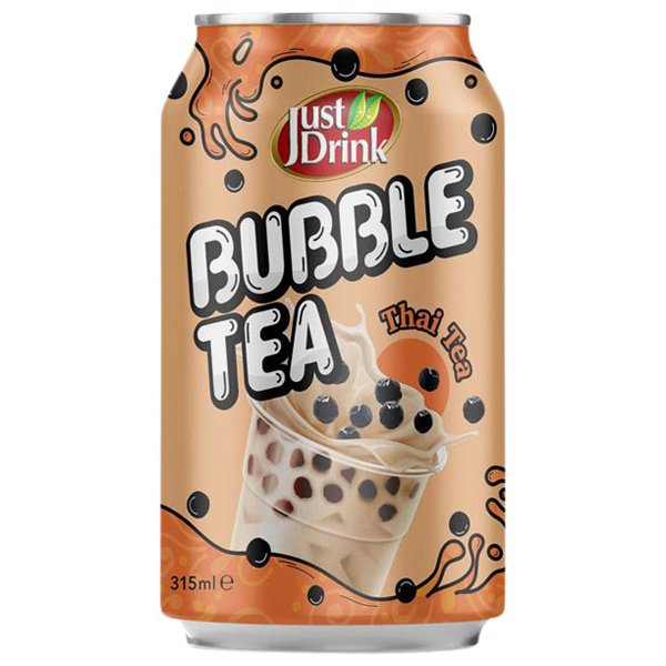 Just Drink Bubble Thai Tea 315ml - Jessica's Sweets