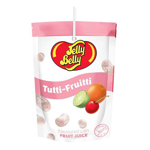 Jelly Belly Tutti Fruitti Fruit Drink Pouch 200ml - Jessica's Sweets