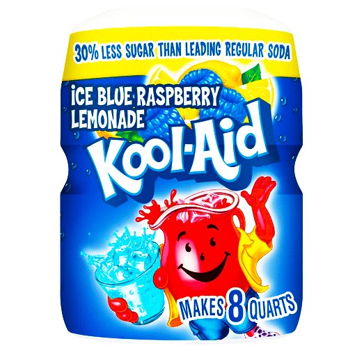 Kool Aid Sweetened Blue Raspberry 538g - Jessica's Sweets