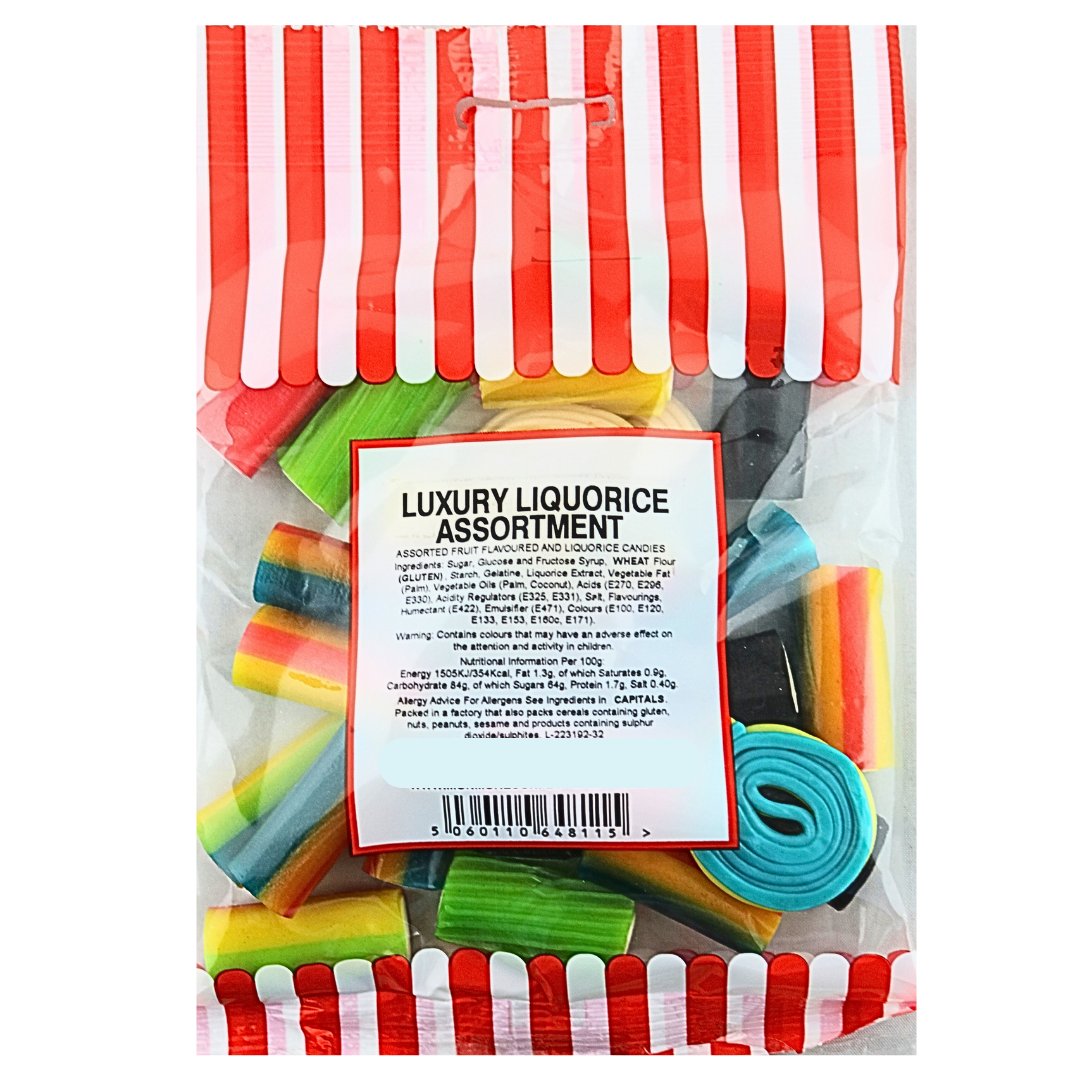 LUXURY LIQUORICE ASSORTMENT 140G - Jessica's Sweets